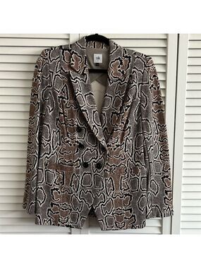 Cabi Snake Print Blazer